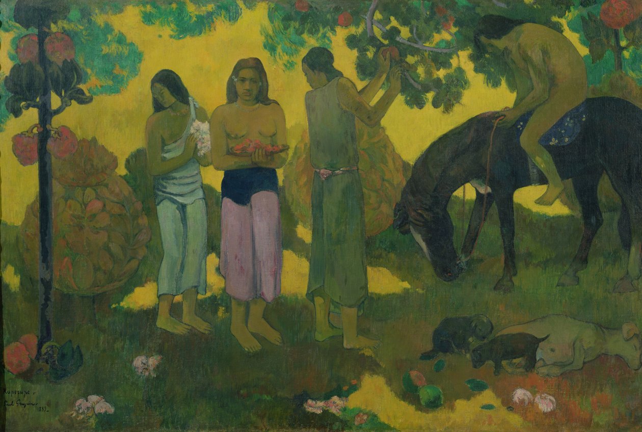 Rupe Rupe (Vruchtenverzameling), 1899 door Paul Gauguin