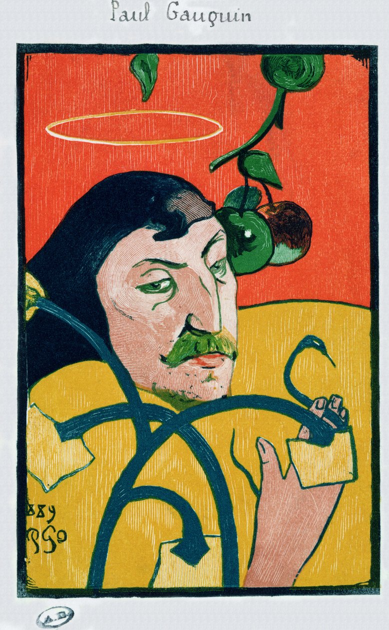 Zelfportret, 1889 door Paul Gauguin