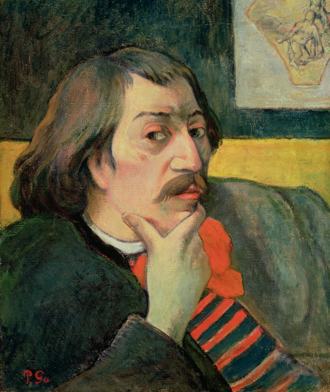 Zelfportret, c.1893 door Paul Gauguin