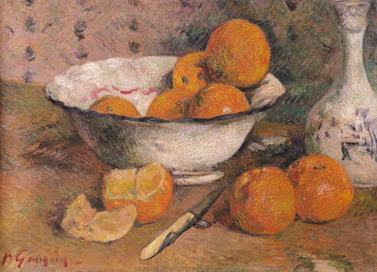 Stilleven met Sinaasappels, 1881 door Paul Gauguin