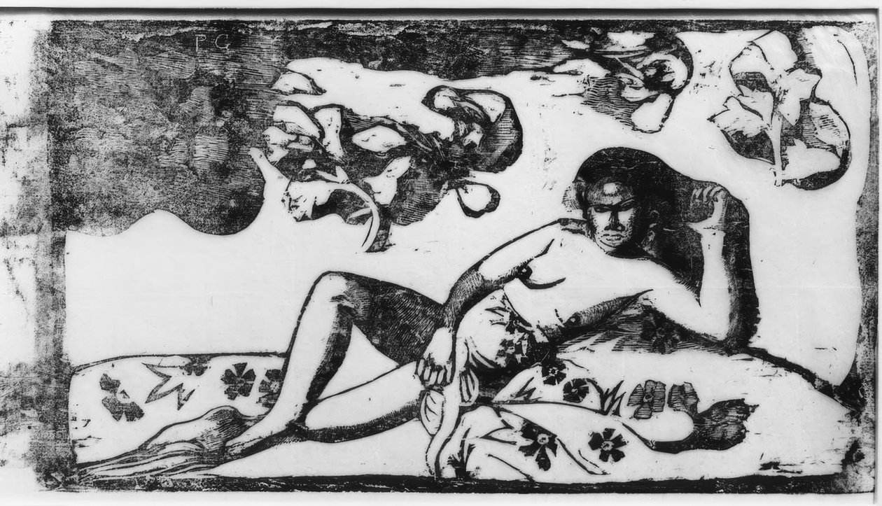 Te Arii Vahine-Opoi door Paul Gauguin