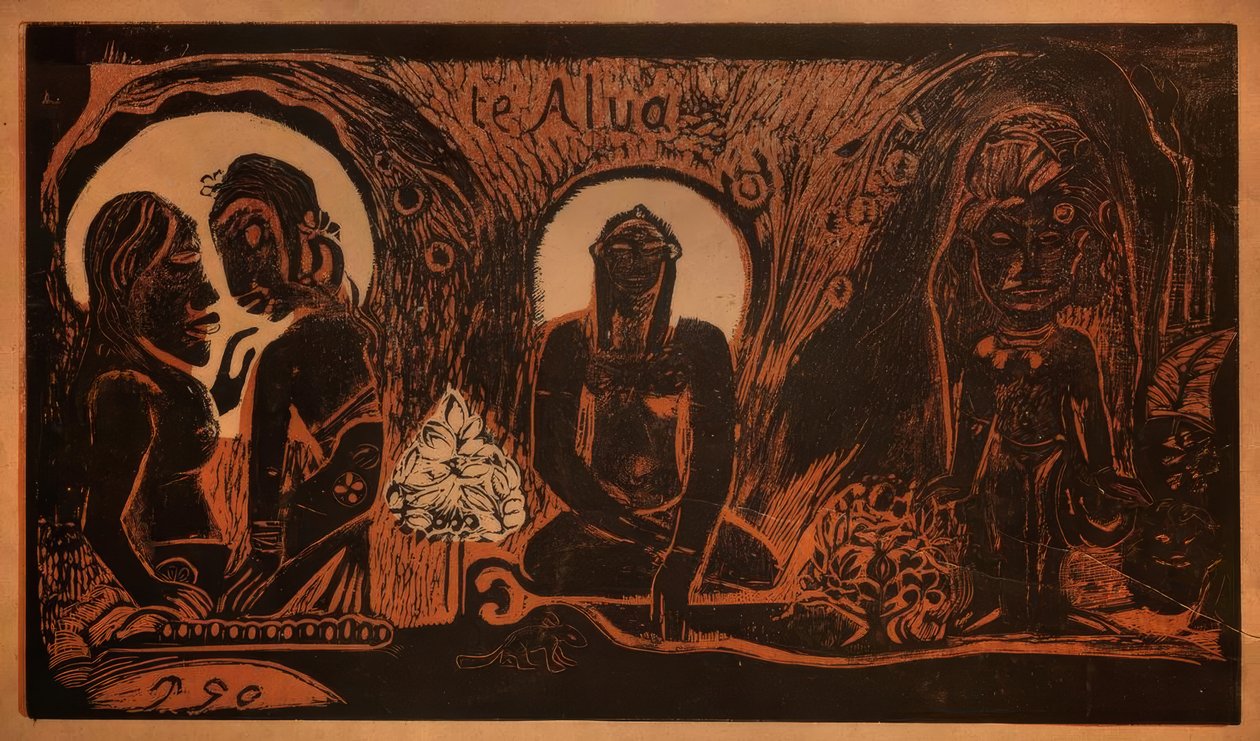 Te Atua door Paul Gauguin