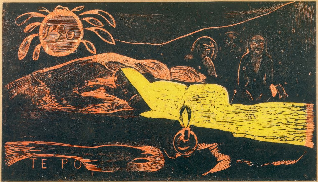 Te Po door Paul Gauguin