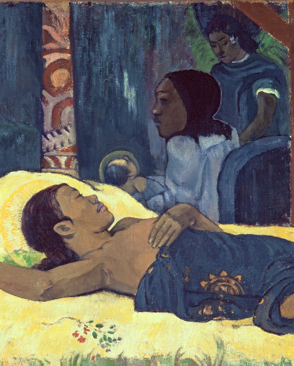 De geboorte van Christus, 1896 (detail) door Paul Gauguin