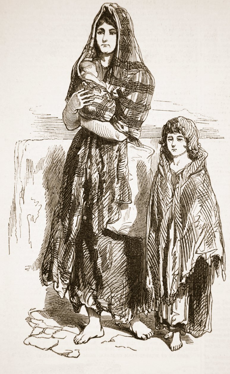 Vrouw en Meisje van de Saltmarket, Glasgow, uit 