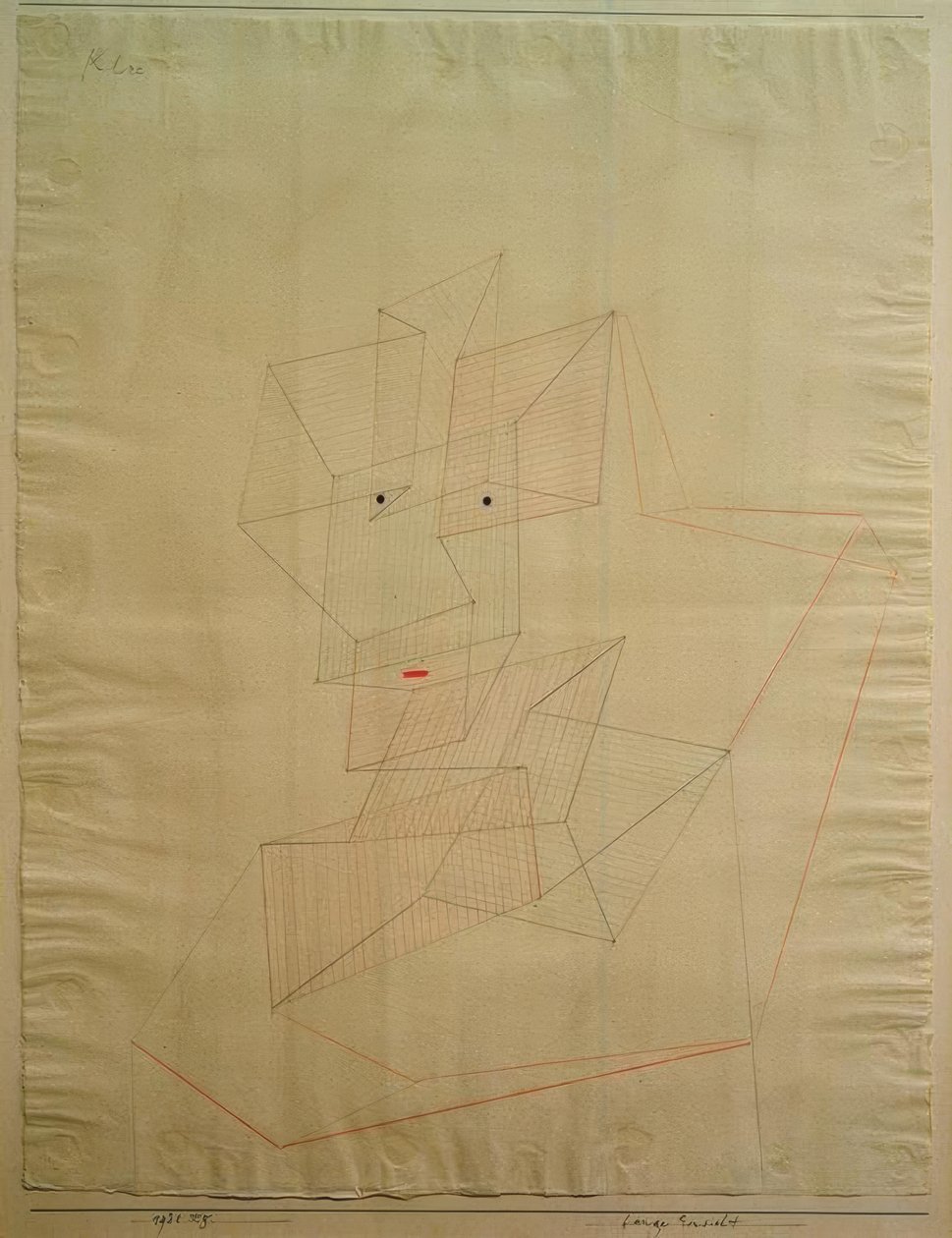 Bange Inzicht door Paul Klee