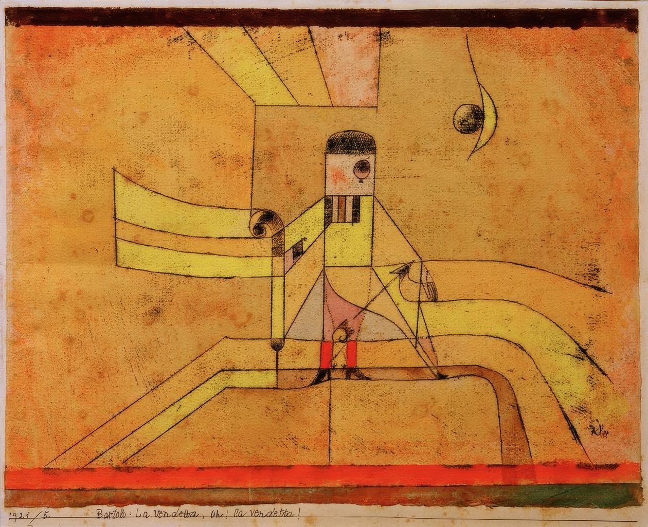 Bartolo: De wraak, Oh! de wraak! door Paul Klee