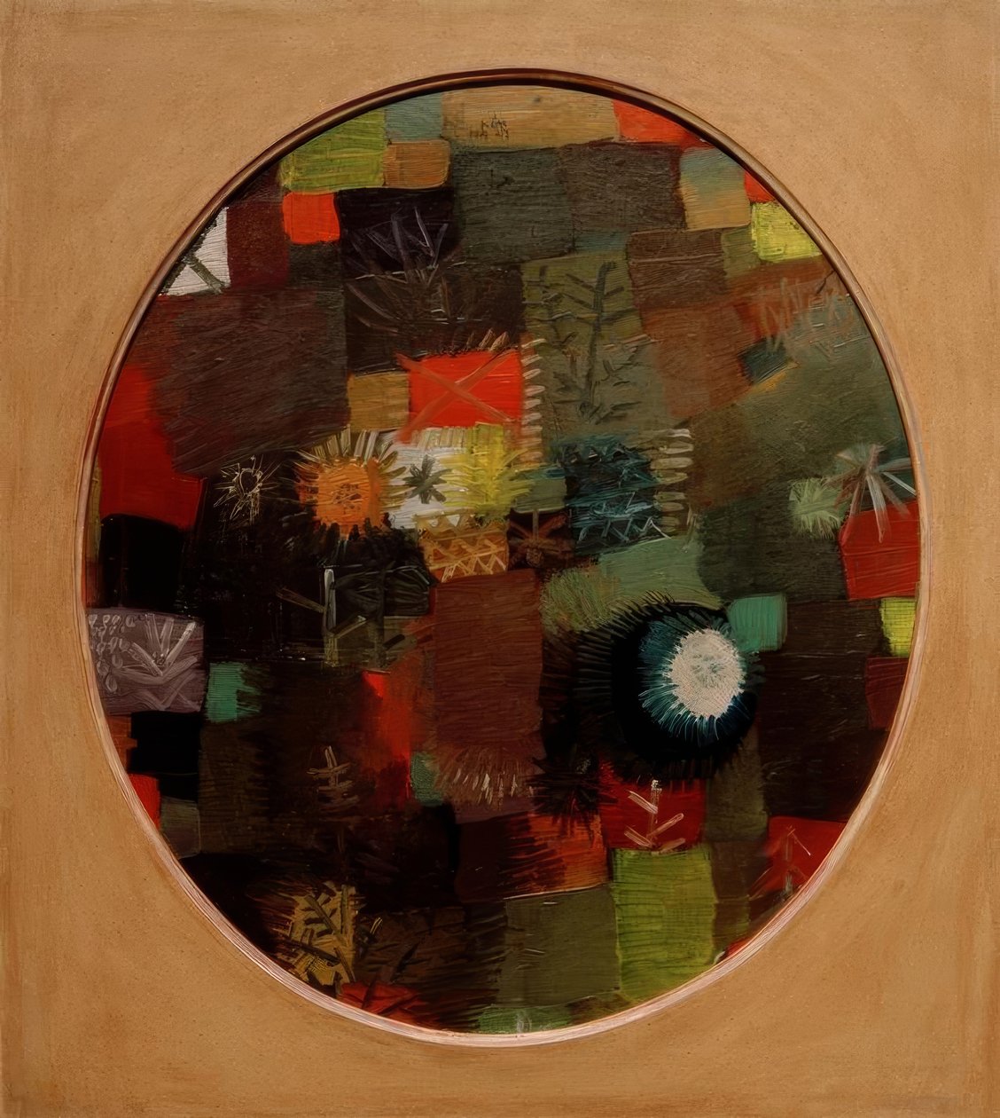 Klein kerststilleven door Paul Klee