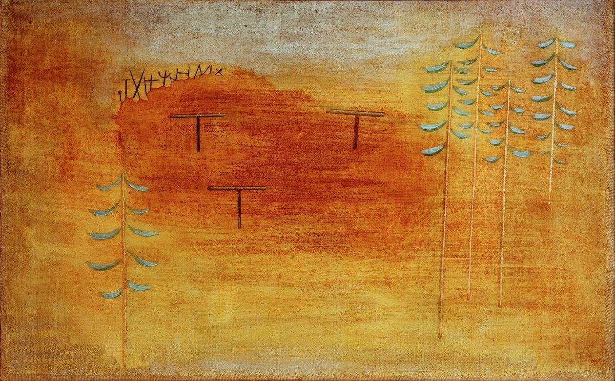 Plaats van afspraak door Paul Klee