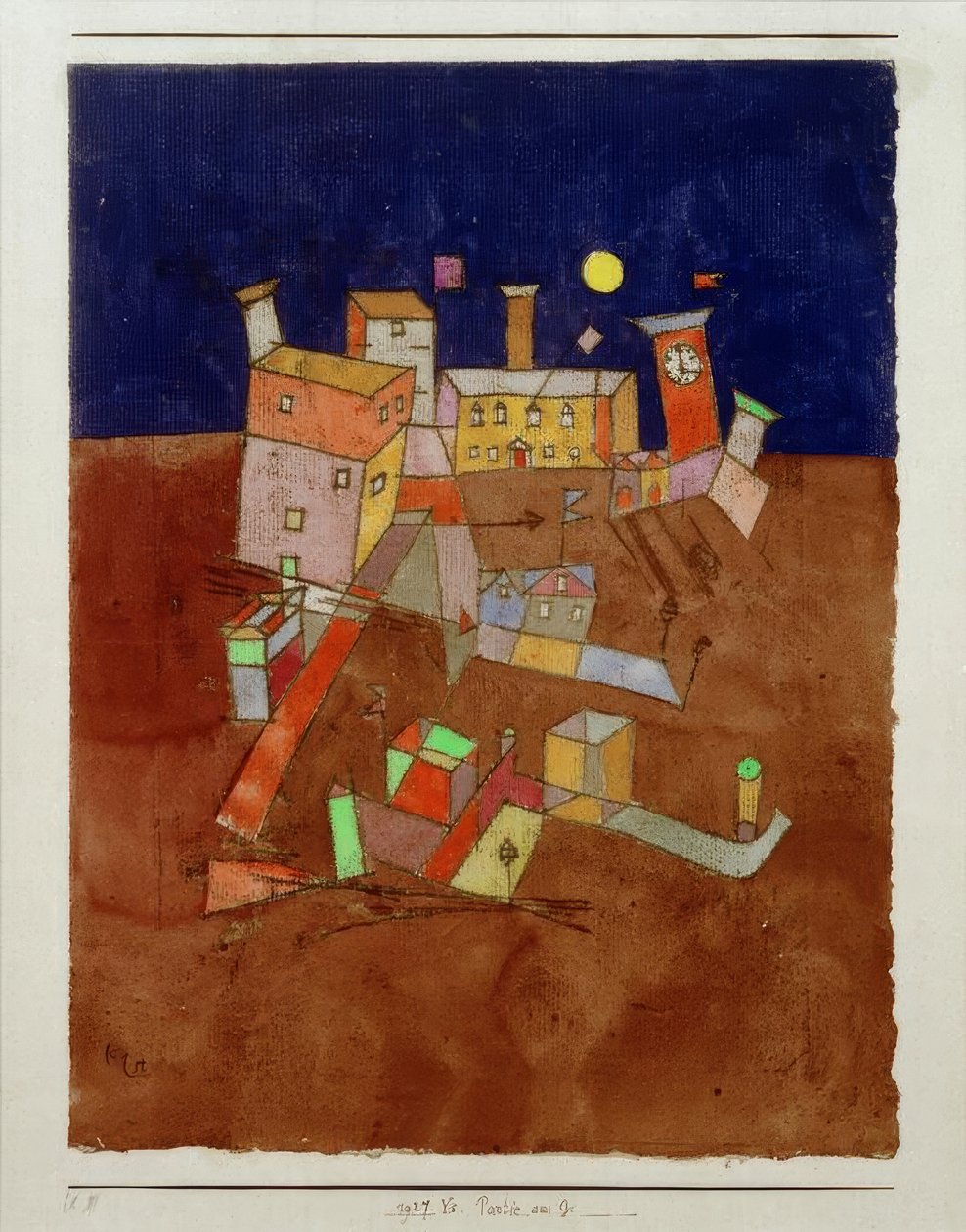 Deel van G. door Paul Klee
