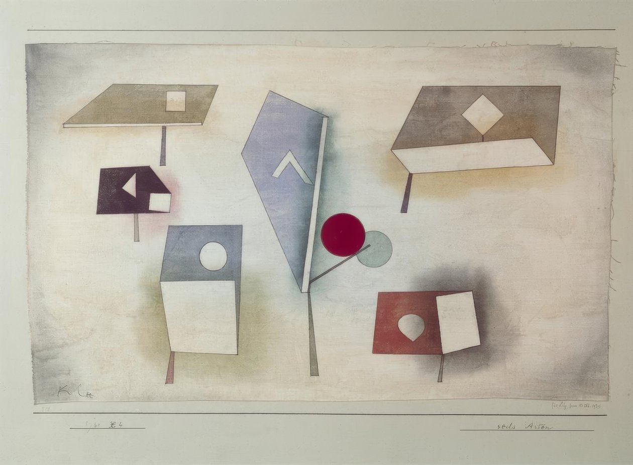 Zes soorten door Paul Klee