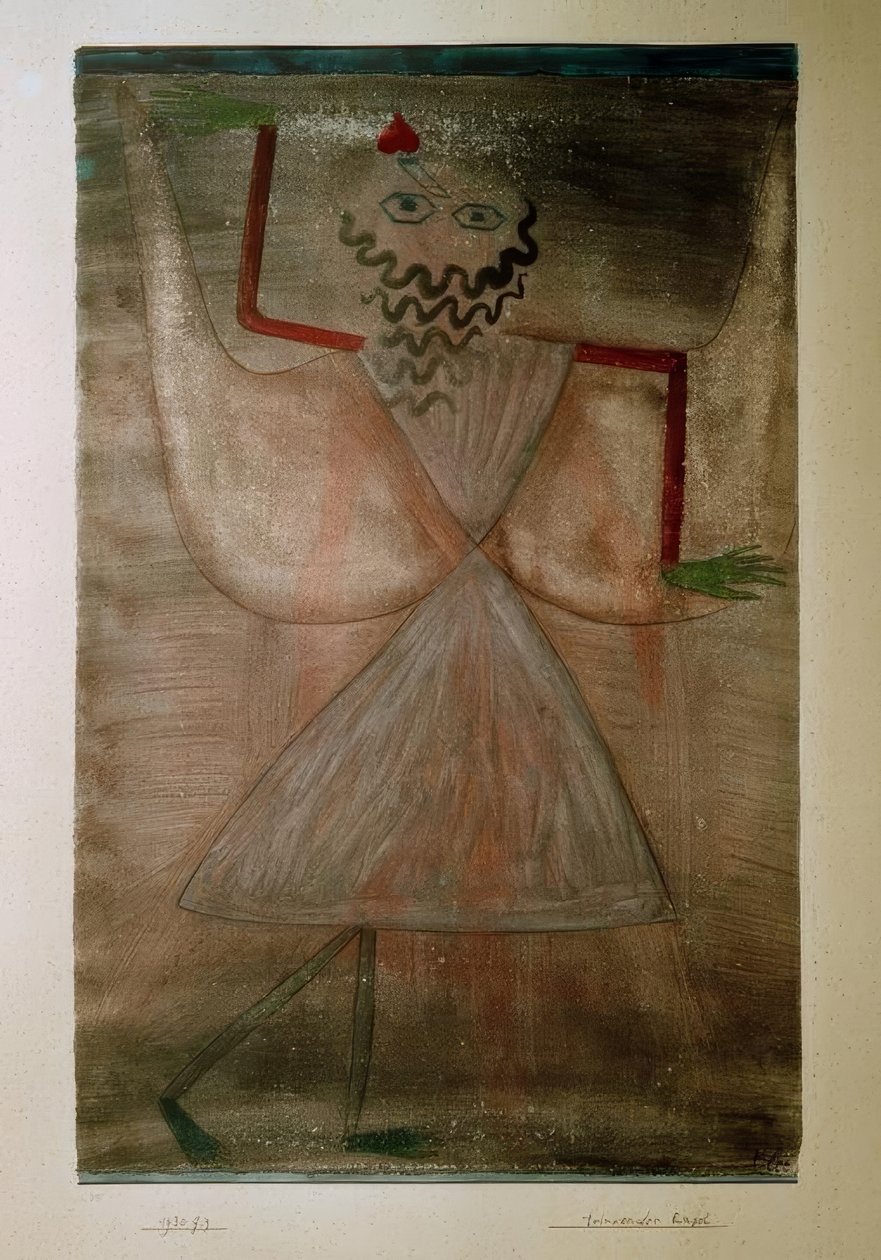 Drinkende engel door Paul Klee