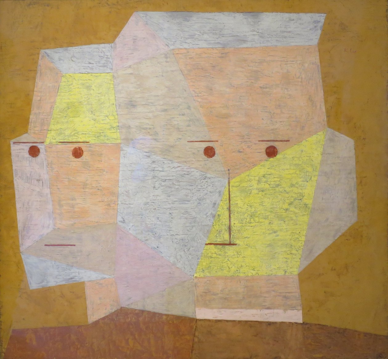 Twee Hoofden door Paul Klee