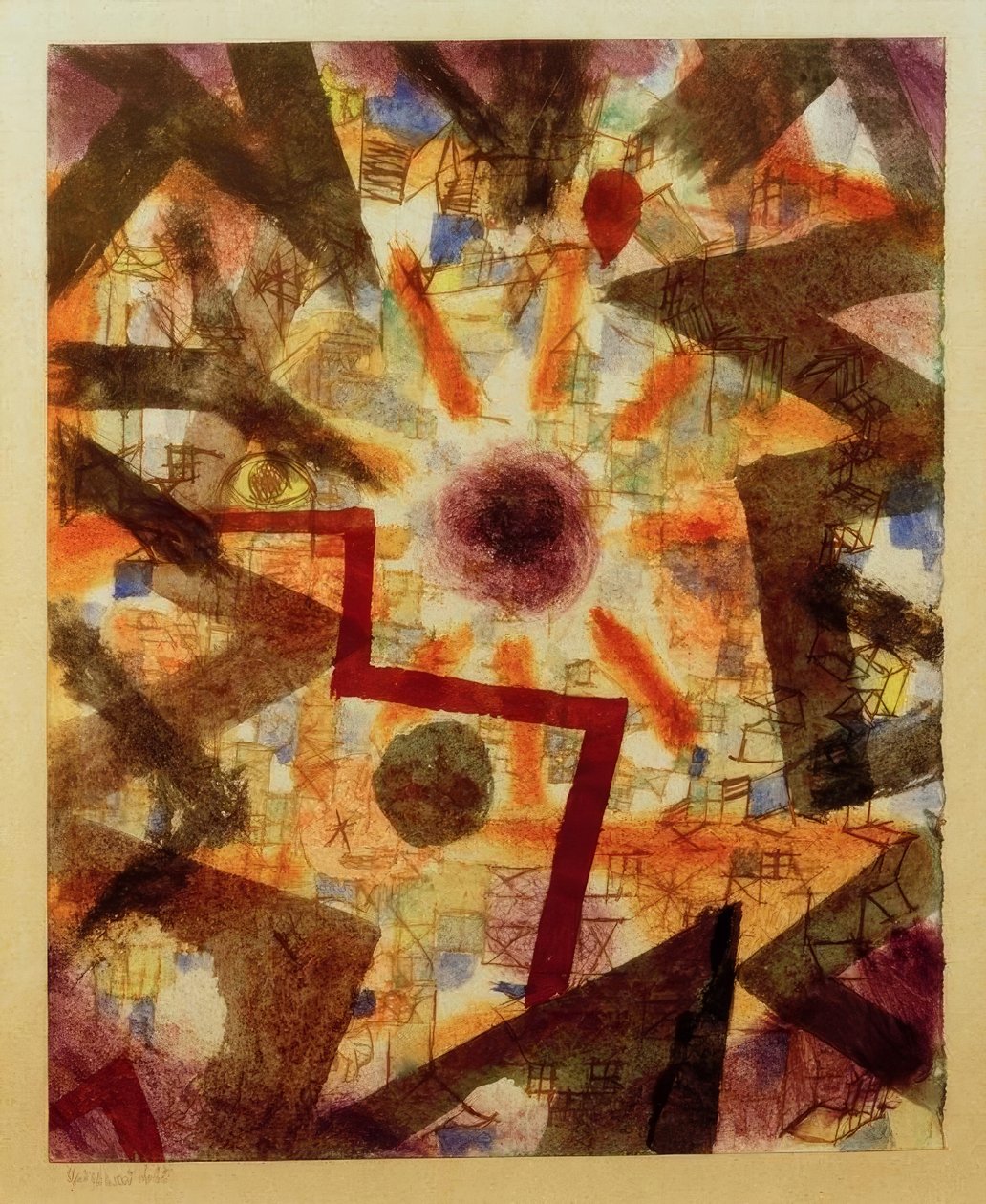 En er was licht door Paul Klee