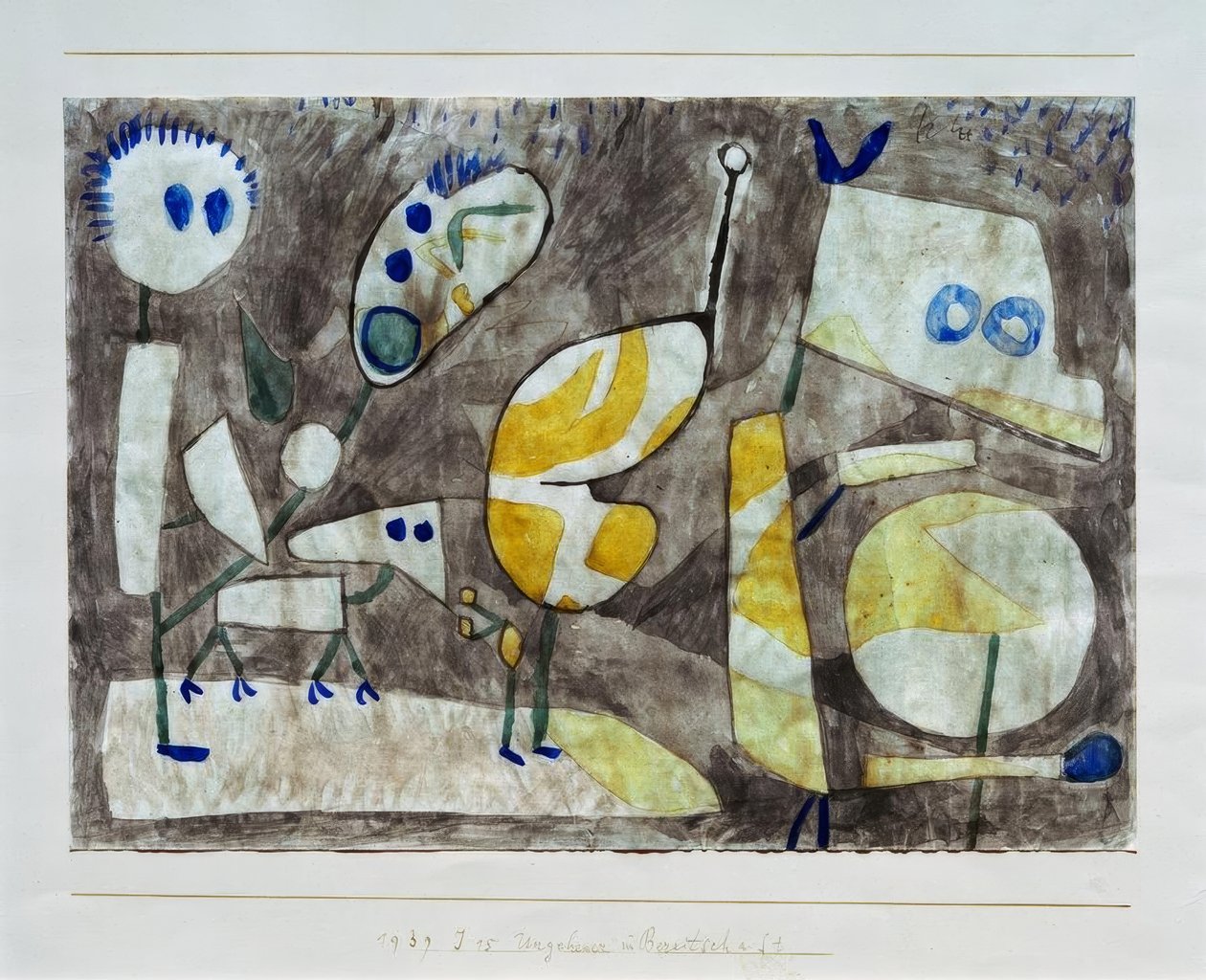 Monster in gereedheid door Paul Klee