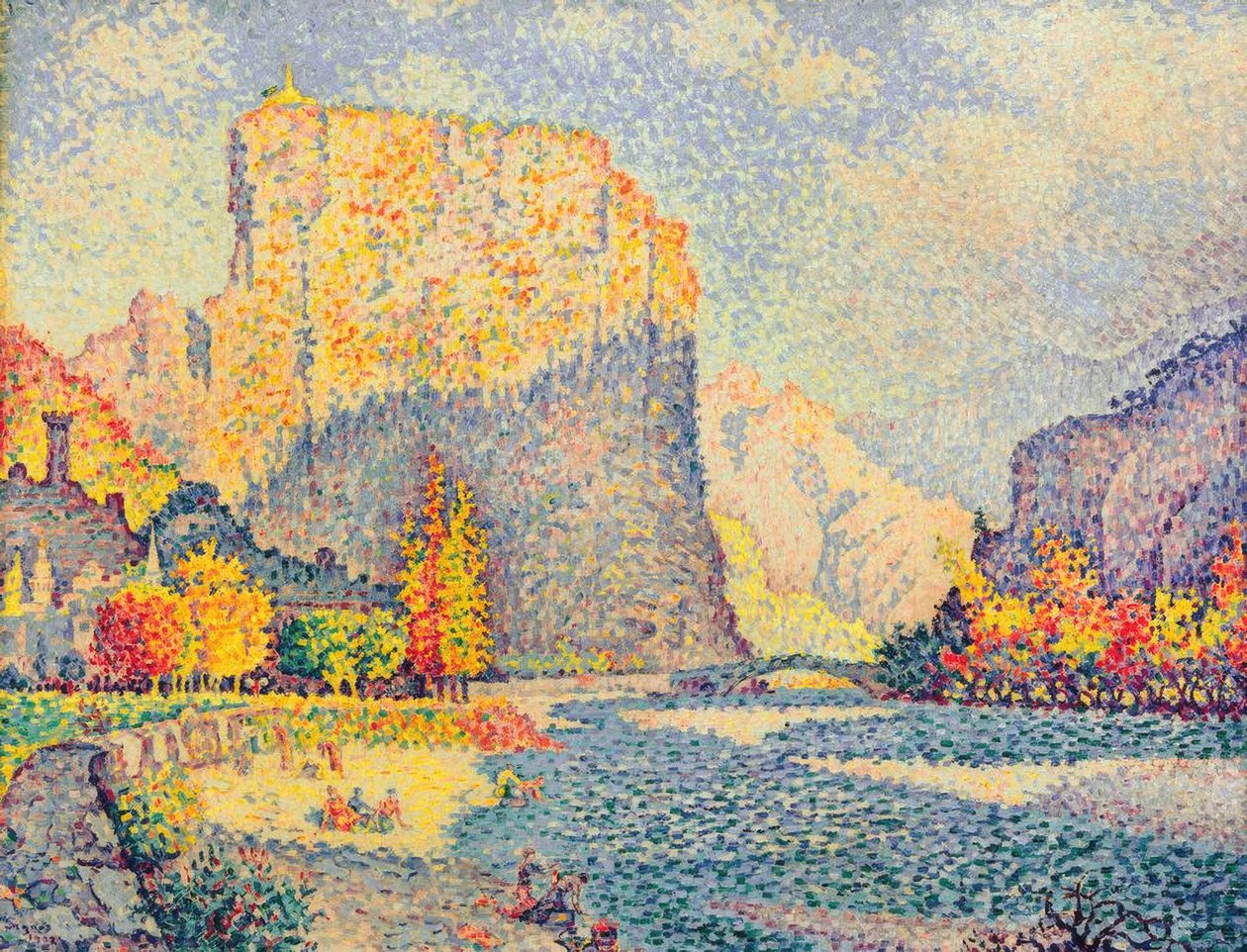 Castellane door Paul Signac