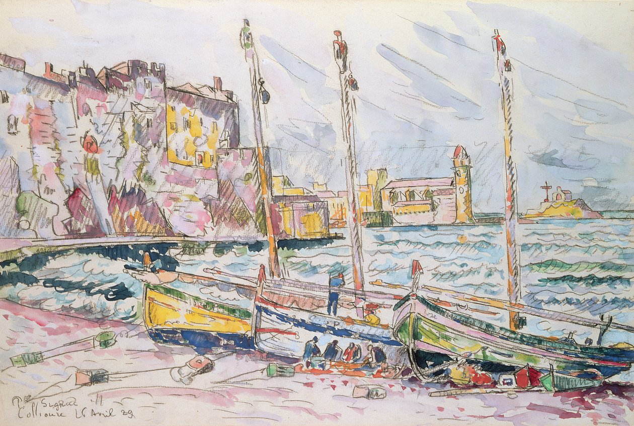 Collioure, 1929 door Paul Signac