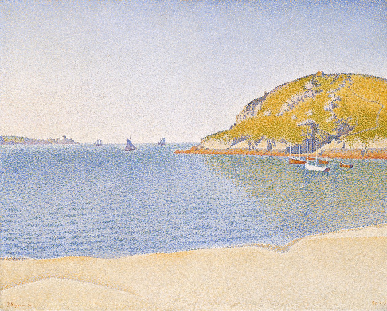 Haven van Saint-Cast door Paul Signac