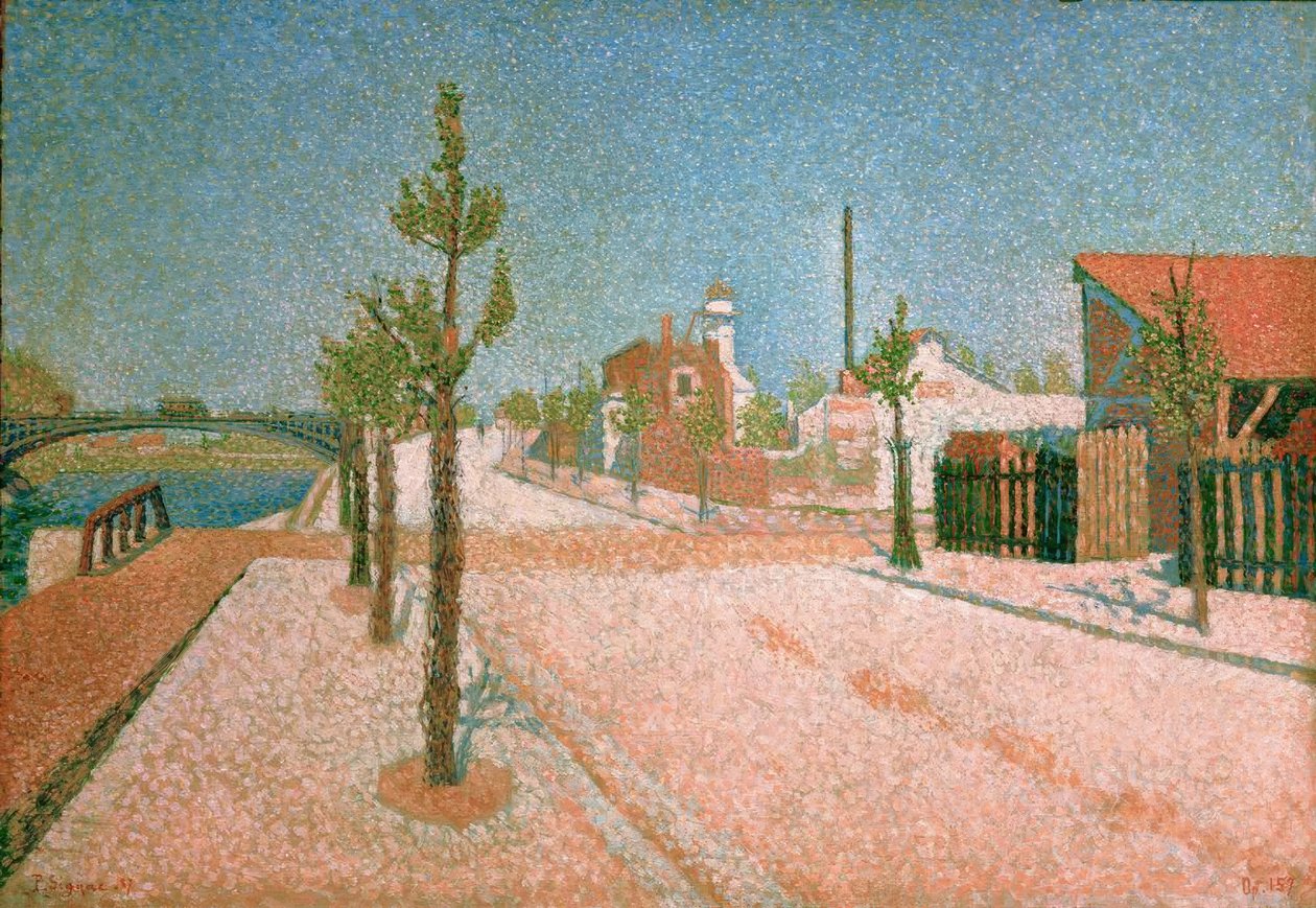 Quai de Clichy door Paul Signac