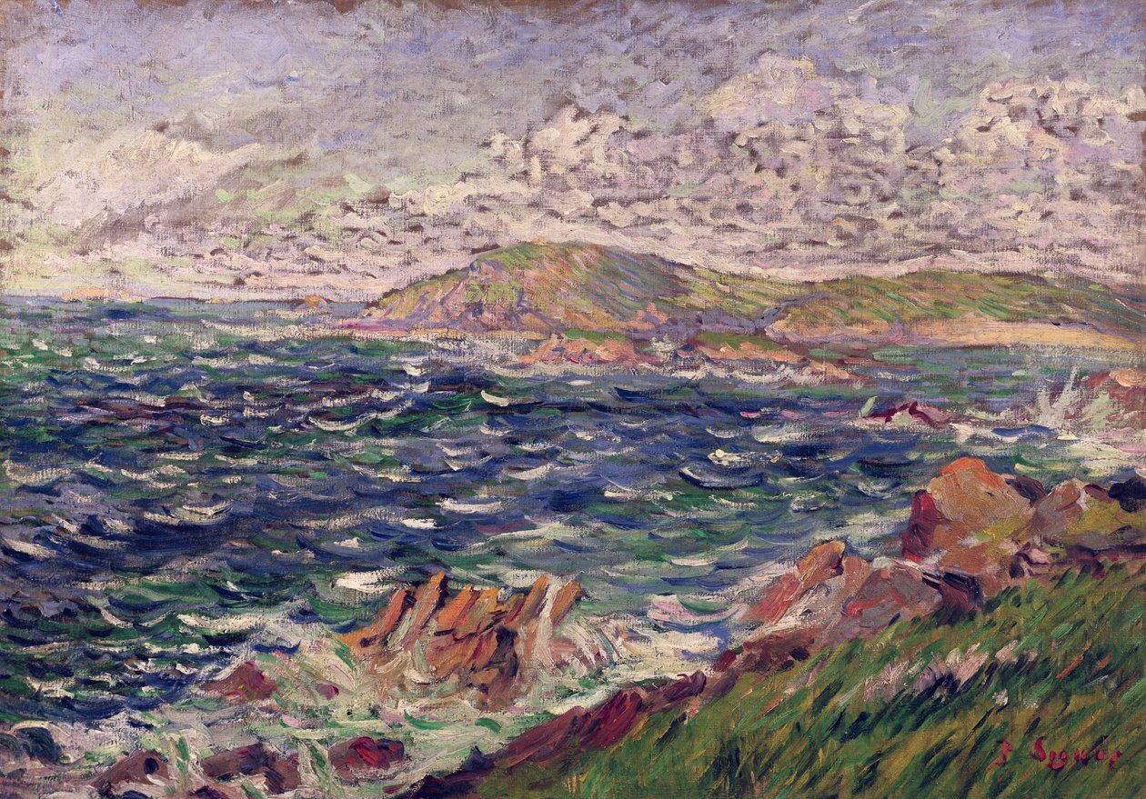 St. Briac, 1885 door Paul Signac