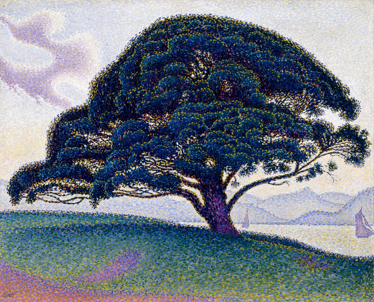 De Bonaventure Pijnboom door Paul Signac