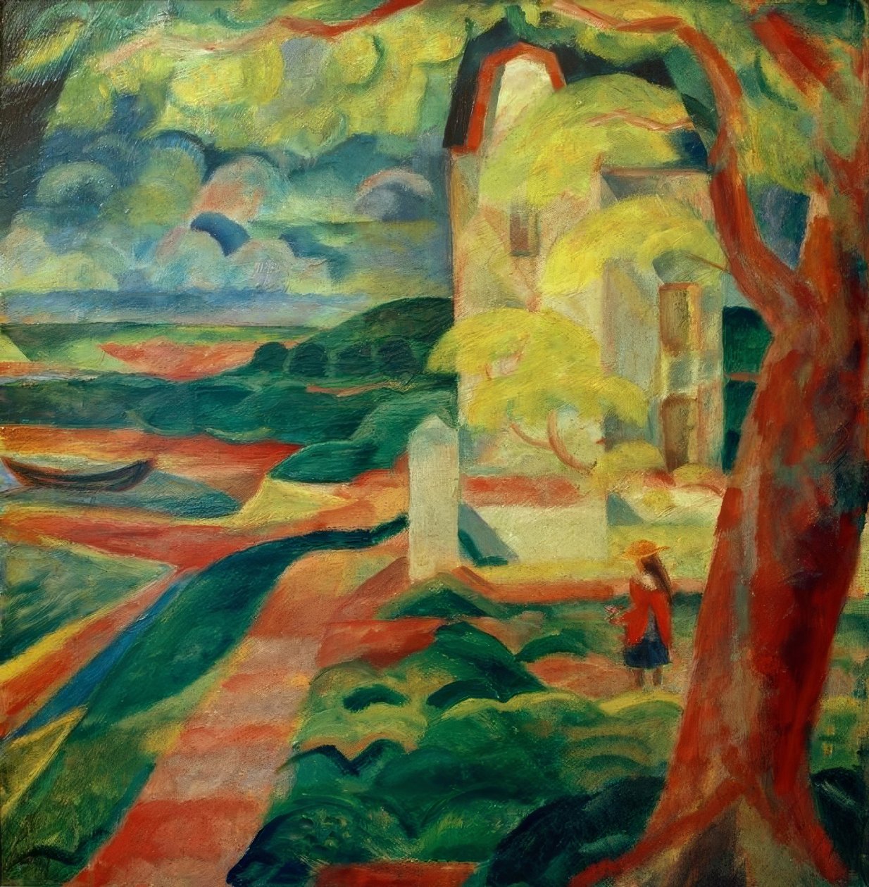 Het huis aan het water door Paul Adolf Seehaus