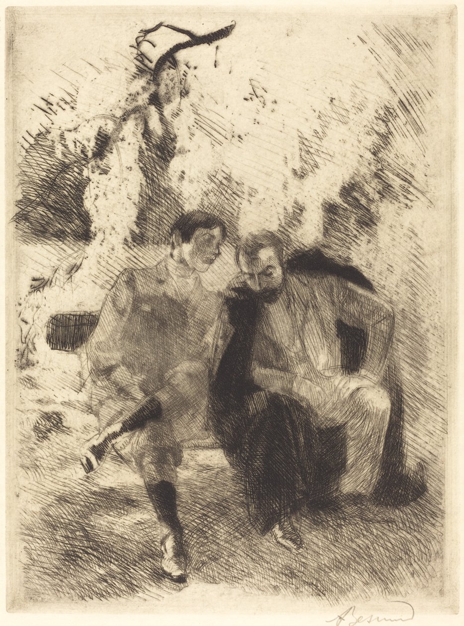 Vertrouwelijkheden, 1900 door Paul Albert Besnard