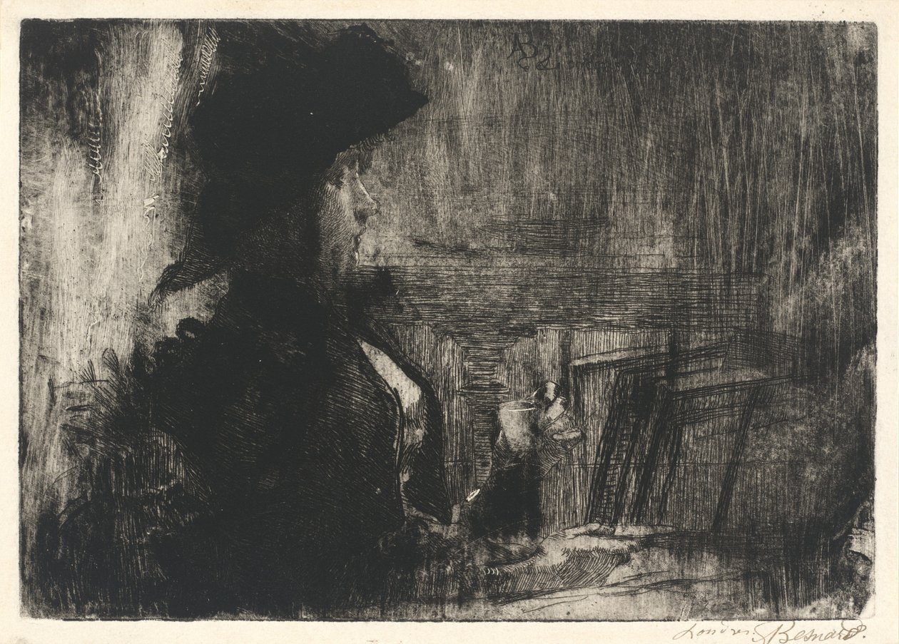 De Theekop, 1883 door Paul Albert Besnard
