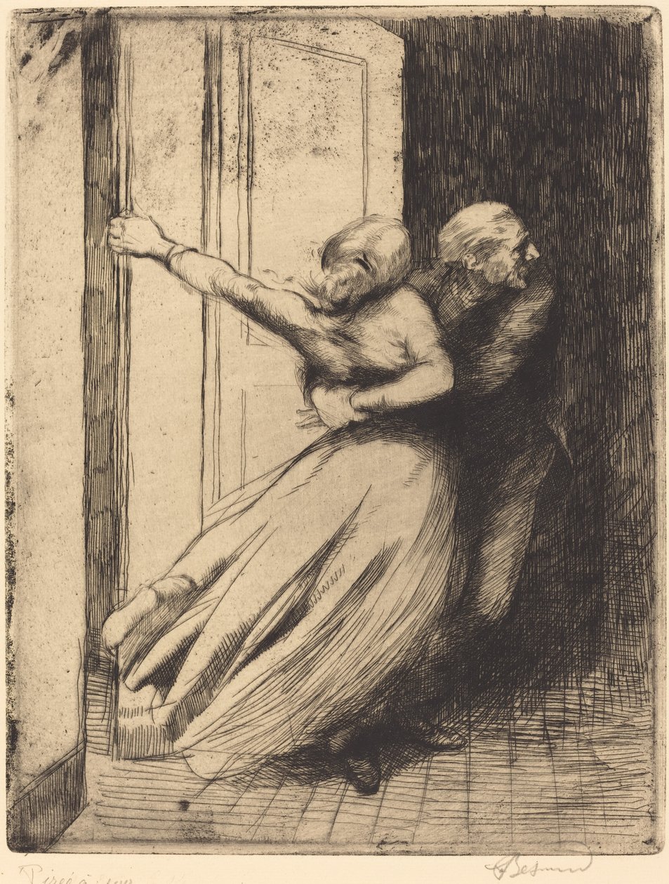 De verkrachting door Paul Albert Besnard
