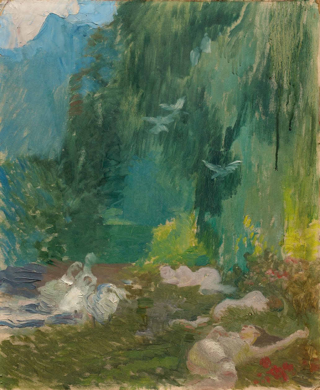 De Siësta, ca. 1890-1920 door Paul Albert Besnard