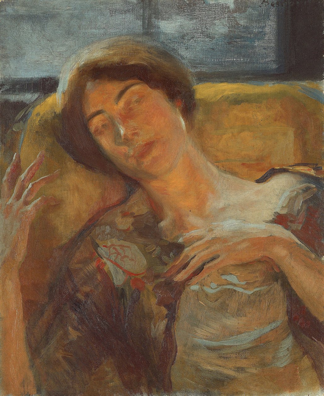 Vrouwenhoofd, ca. 1890 door Paul Albert Besnard