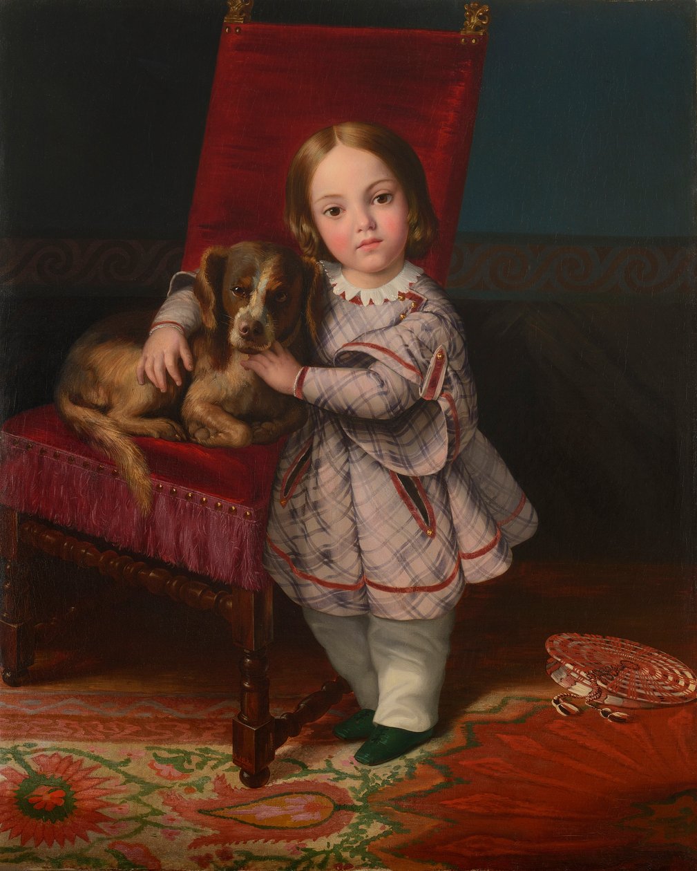 Portret van Vittoria Balze, 1845 door Paul Balze