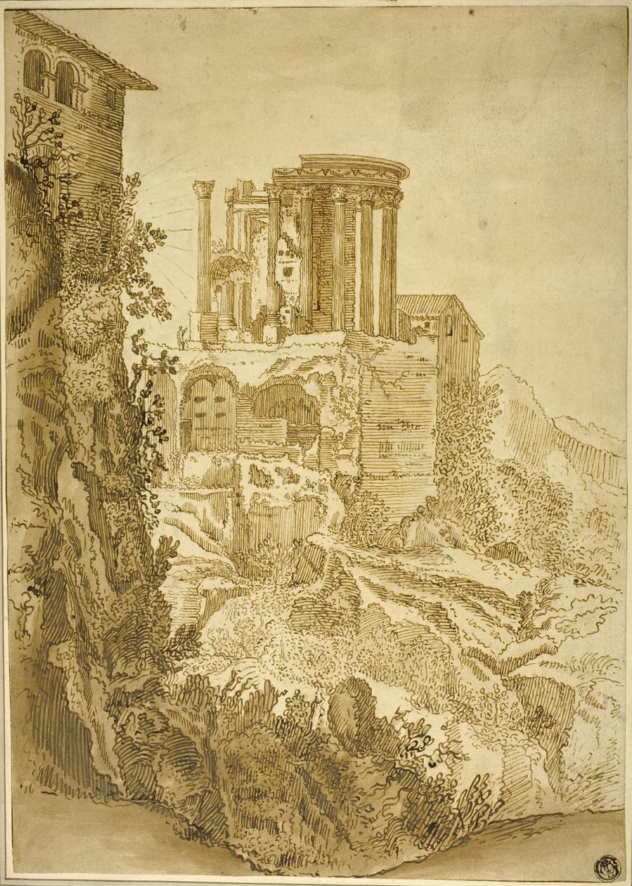 Tempel van Vesta, Tivoli door Paul Bril