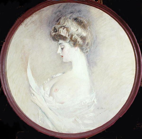 Marthe Letellier door Paul Cesar Helleu