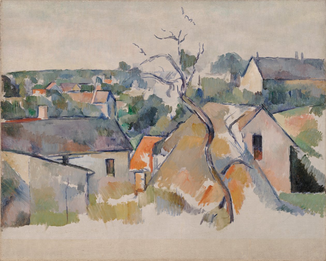 De Daken, c.1898 door Paul Cézanne