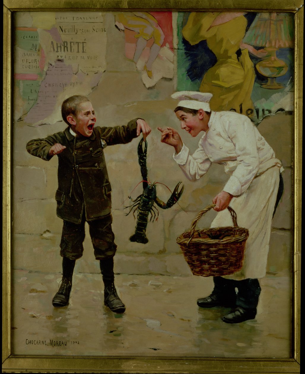 Le Petit Comis (d.1902) door Paul Charles Chocarne Moreau