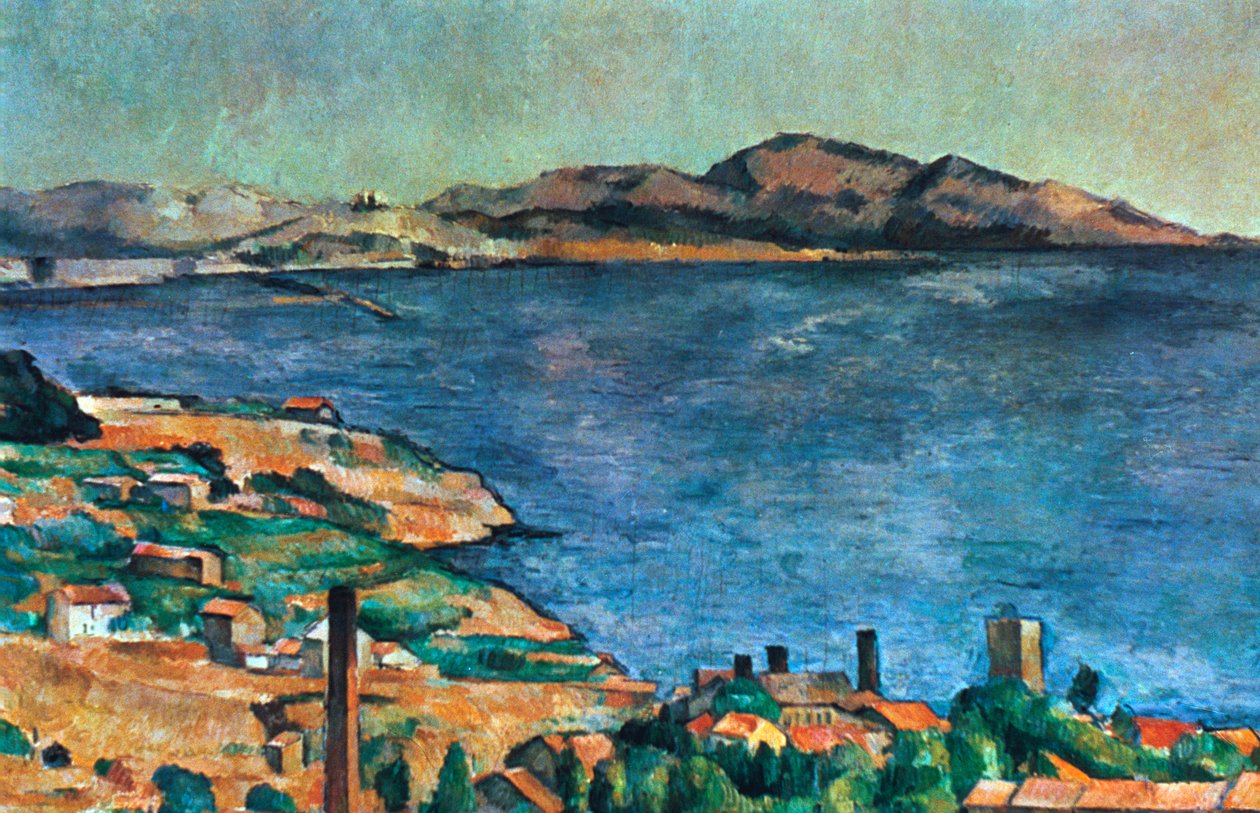 In Marseille, 1883-1885 door Paul Cézanne