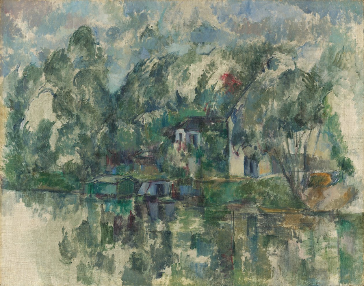 Aan de Waterkant door Paul Cézanne