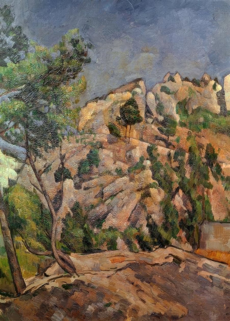 Aan het einde van de kloof door Paul Cézanne