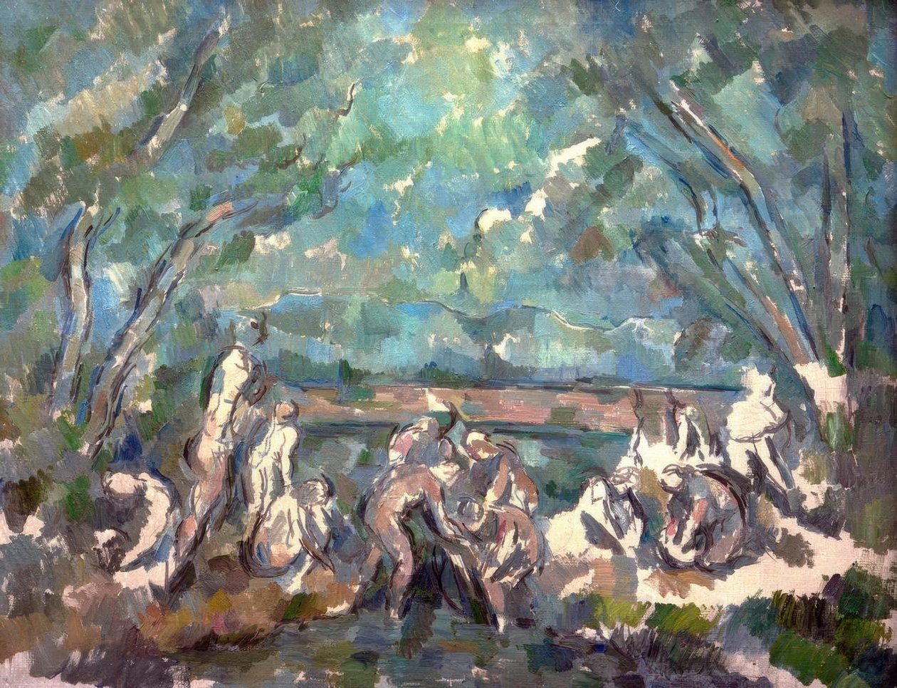 Baigneuses door Paul Cézanne