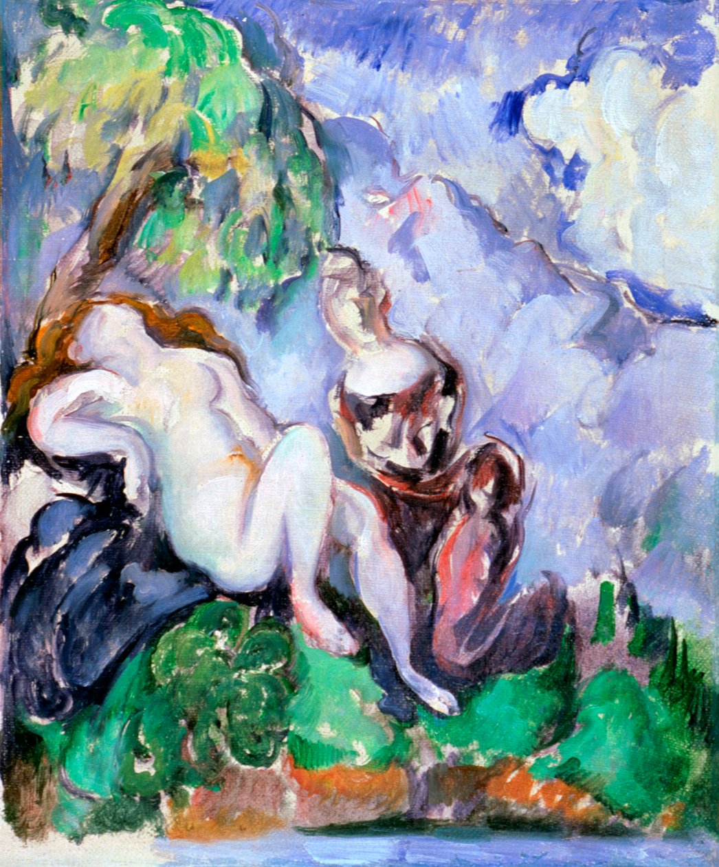 Bethsabee, 1885-1890 door Paul Cézanne