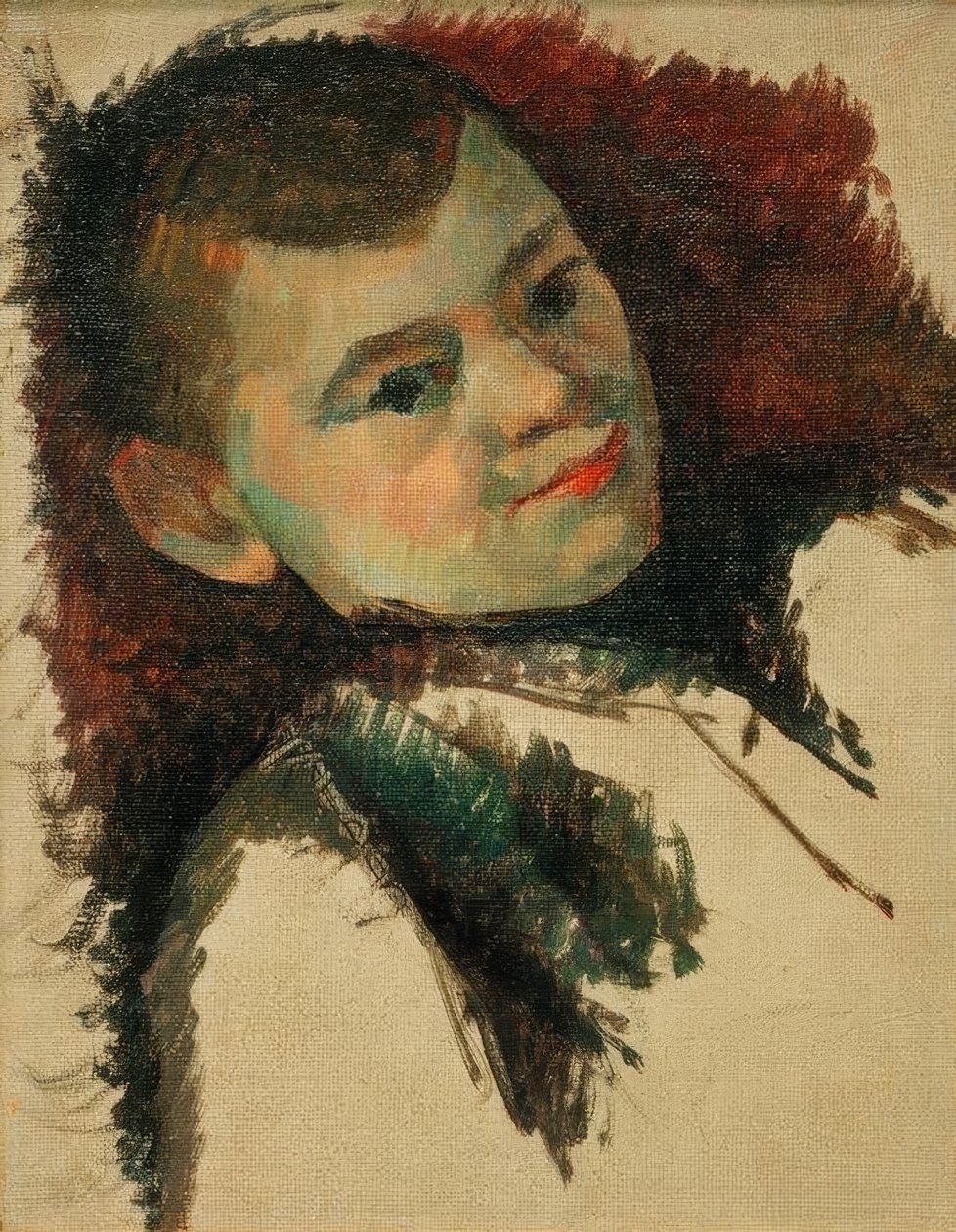 Portret van Paul Cézanne jr. door Paul Cézanne