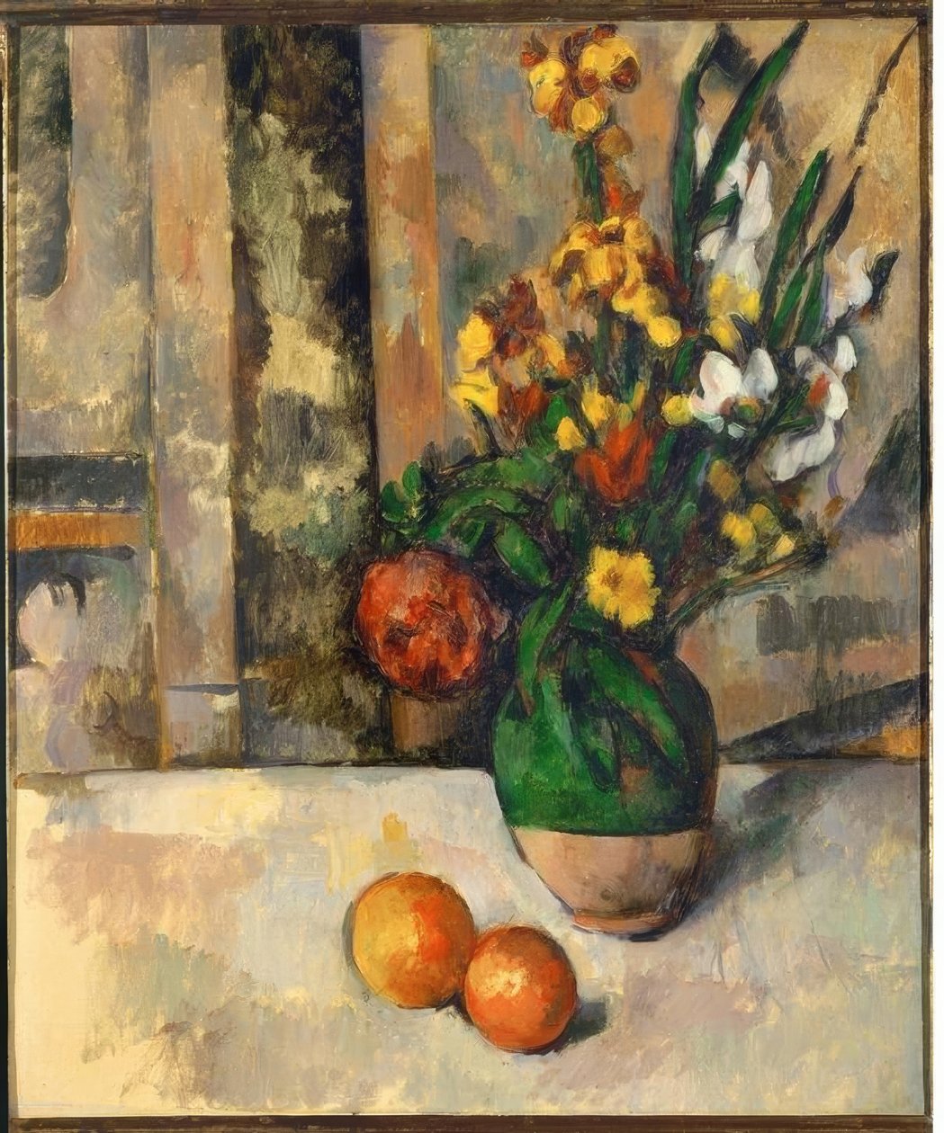 Cézanne, vaas met appels door Paul Cézanne