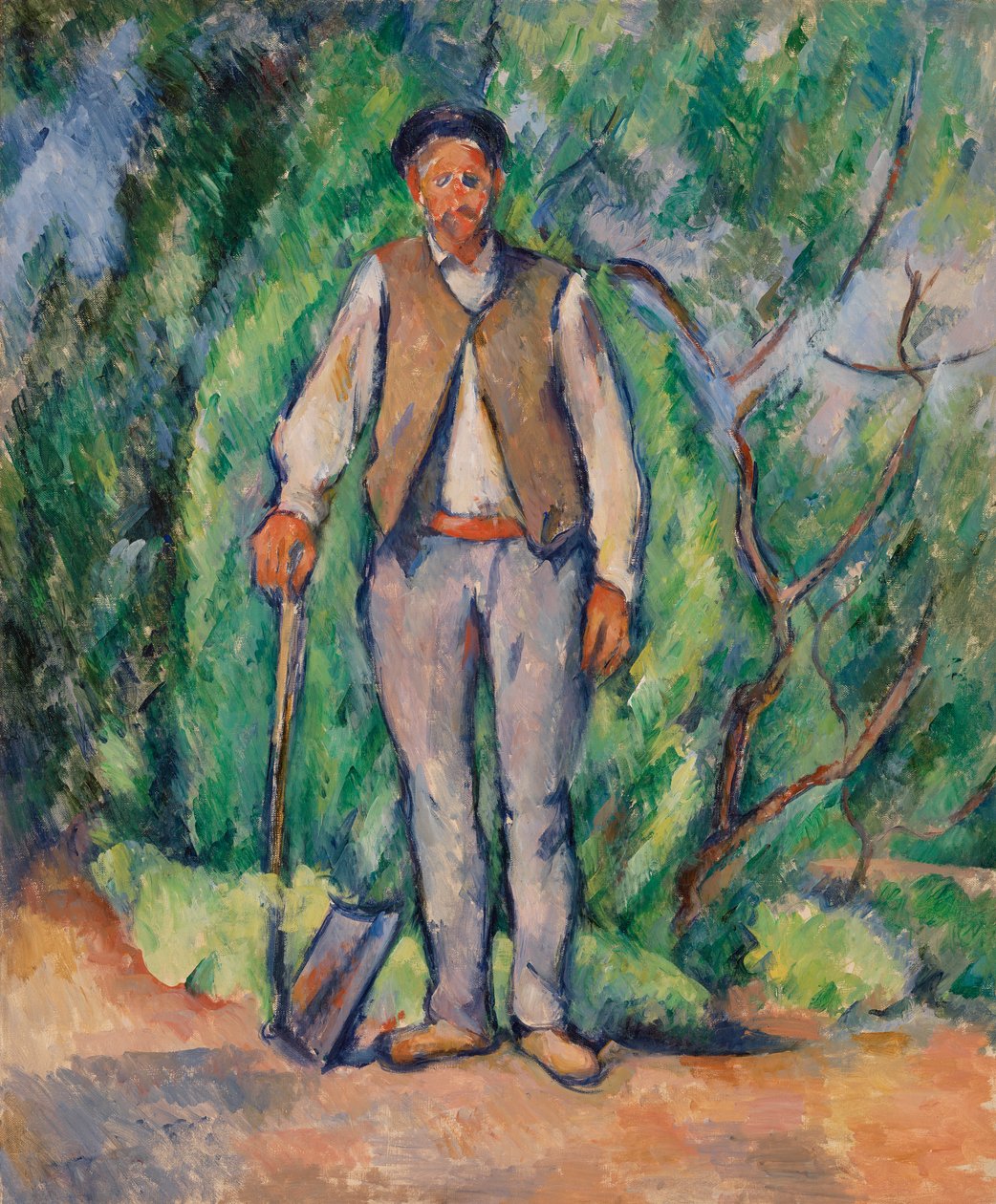 De tuinman door Paul Cézanne
