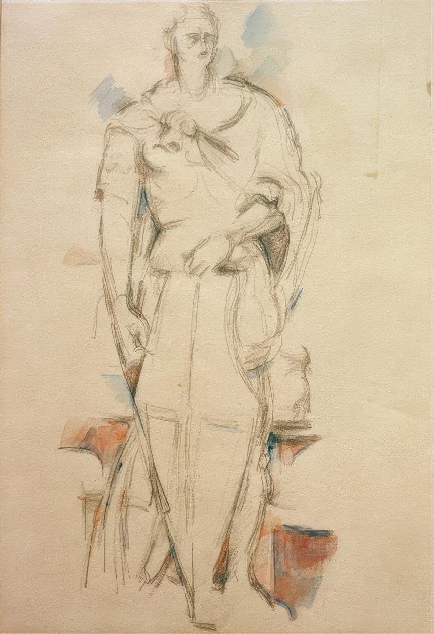 Heilige Joris naar Donatello door Paul Cézanne
