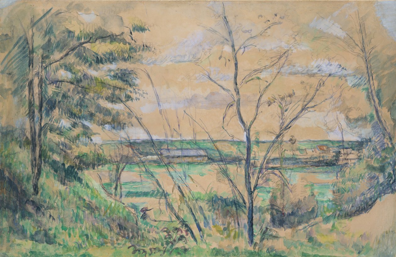 In de Oise-vallei, 1878-80 door Paul Cézanne