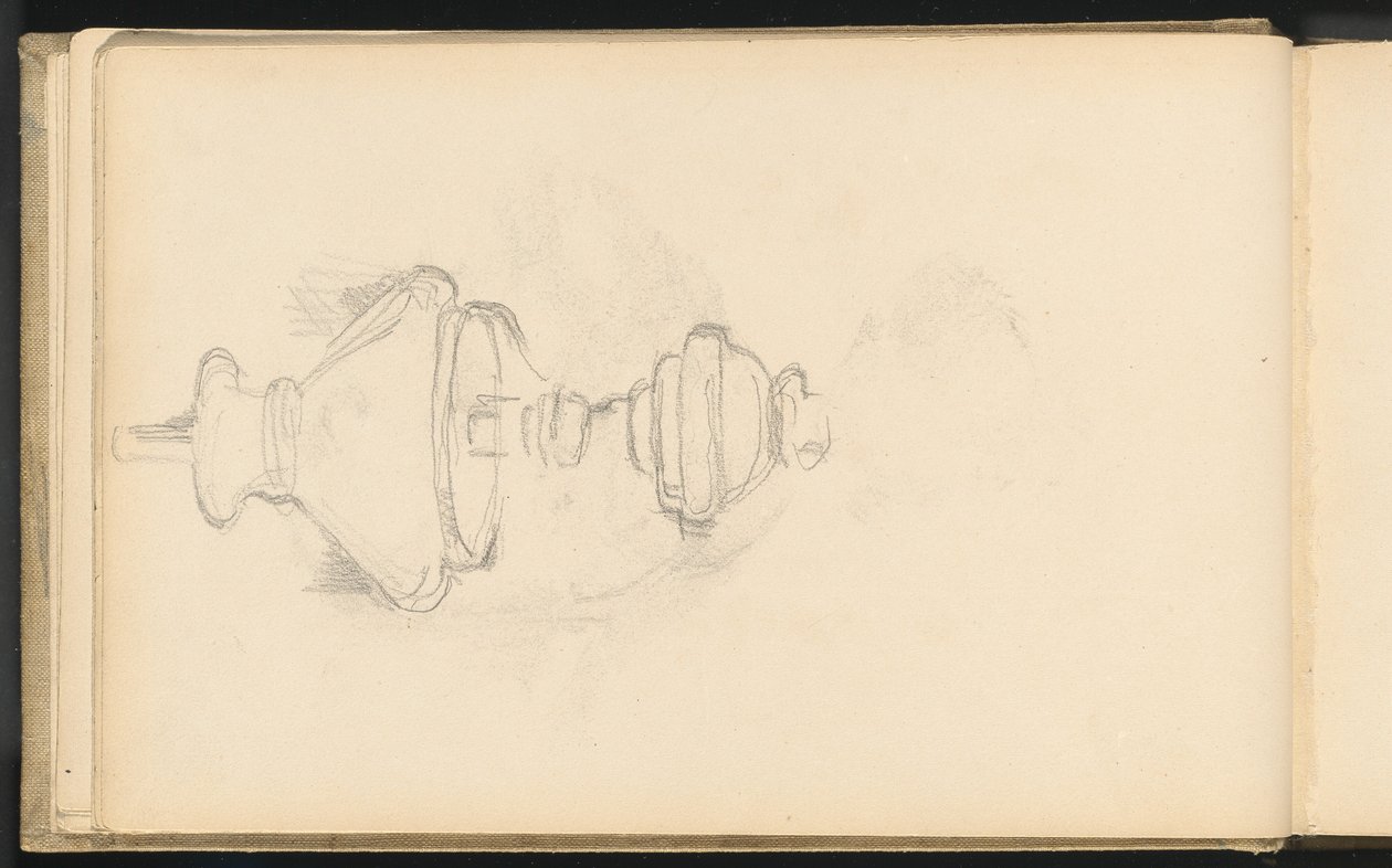 Petroleumlamp door Paul Cézanne