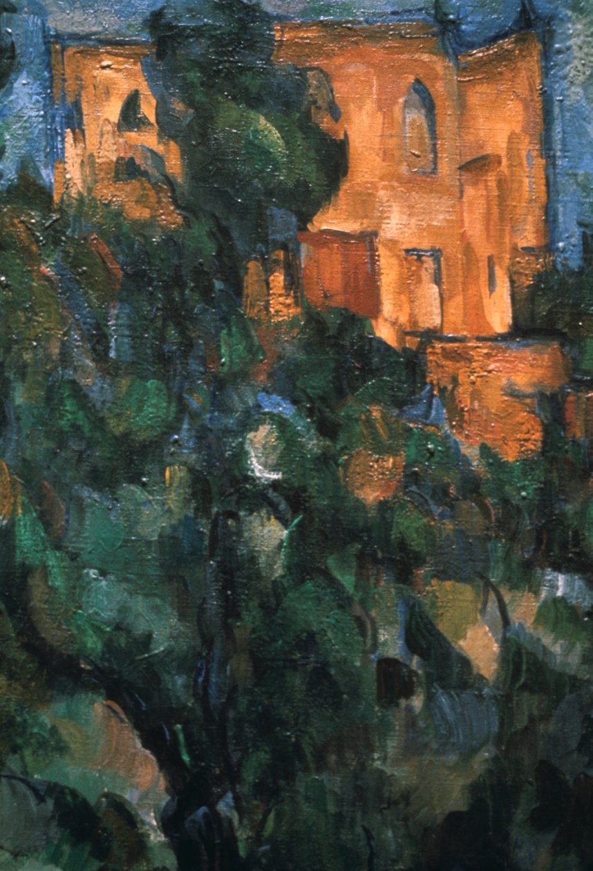 Le Chateau Noir (detail) door Paul Cézanne