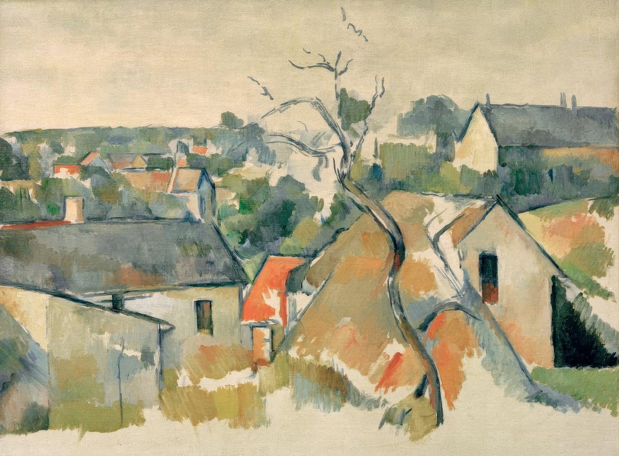 De Daken door Paul Cézanne