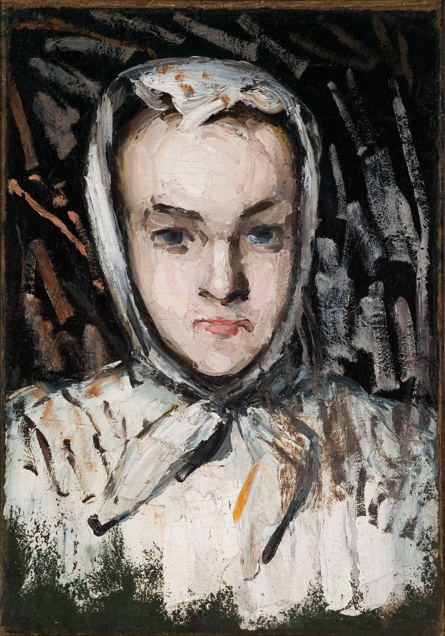 Marie Cézanne, de zus van de kunstenaar door Paul Cézanne